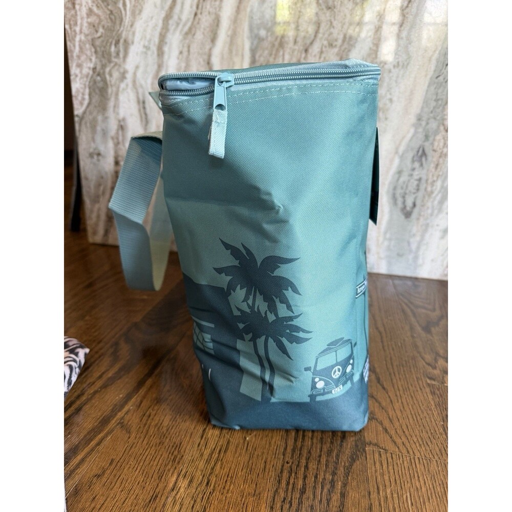 Trader Joe's Cooler Bag Teal Green Large Insulated NEW 8 gal Ships Quick - Picture 7 of 9